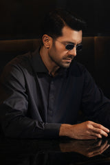 Men Dark Grey Premium Shalwar Kameez