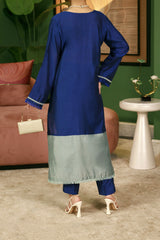 Cobalt Blue 2 Piece Suit Raw-Silk