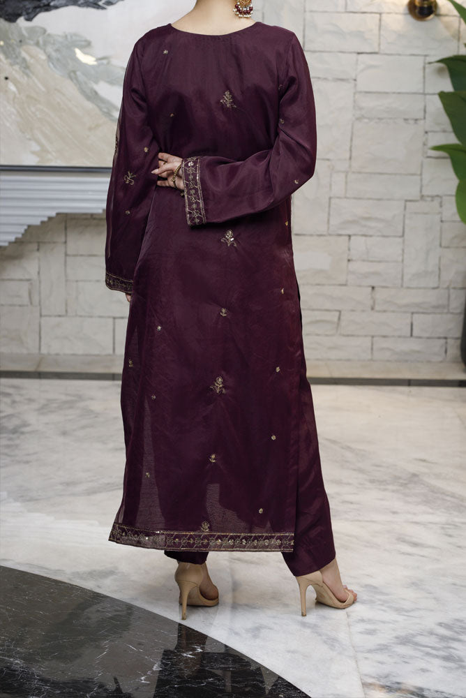Burnt Maroon 2 Piece Suit