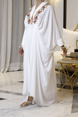 White Dove Embroidered Dress