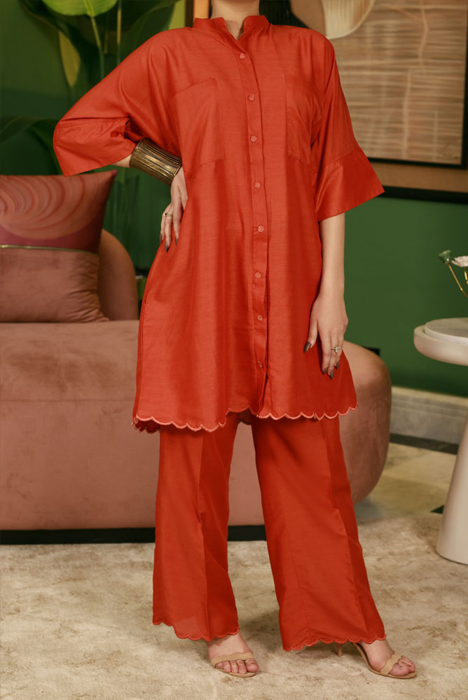 Burnt Orange Cords Set