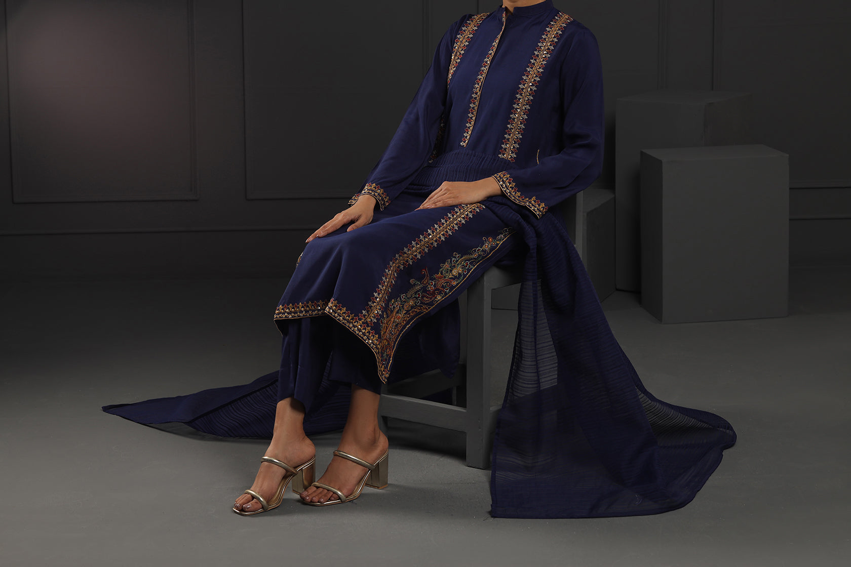NIght Blue 3 Piece suit