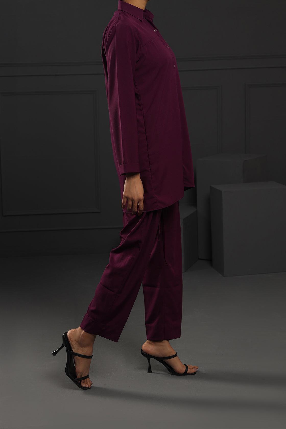 Burgundy Western Cords set