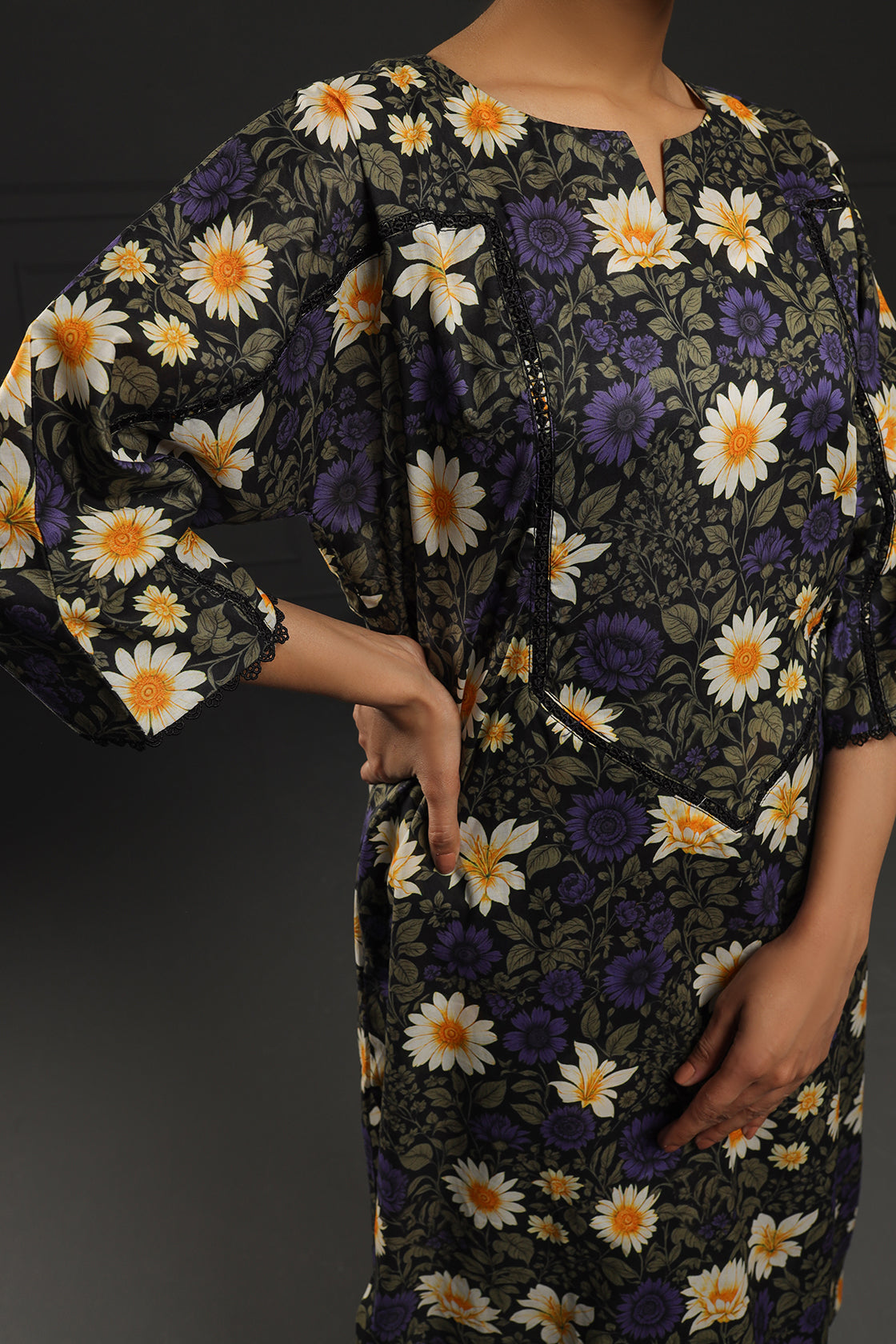 Daisy Printed 2 Piece suit