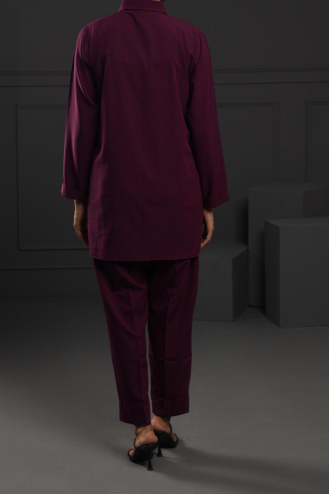 Burgundy Western Cords set