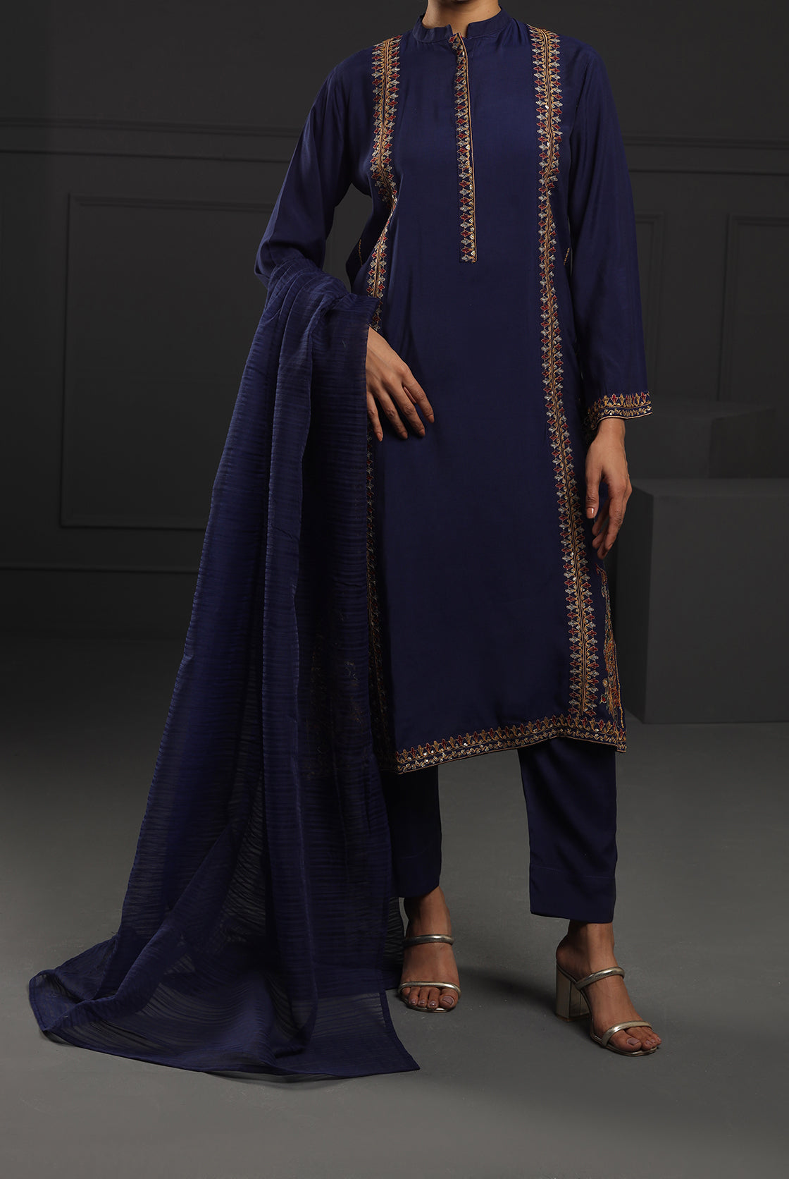 NIght Blue 3 Piece suit