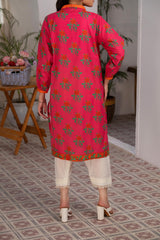 PINK PRINTED LAWN SHIRT